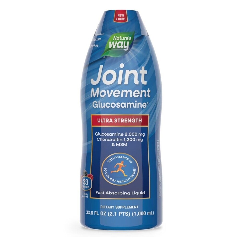 Nature's Way Joint Movement Glucosamine Extra Strength, 33.8 oz Fast Absorbing